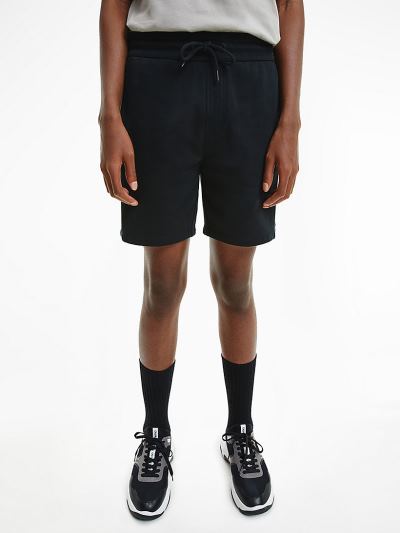 Calvin Klein Ruhák HU362874 | Calvin Klein Organic Cotton Side Logo Férfi Rövidnadrág Fekete